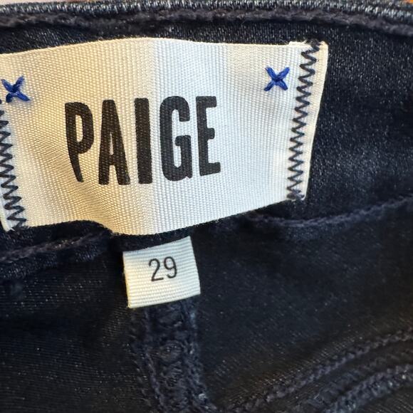 Paige Verdugo Crop Dark Wash Jeans Size 29 - Picture 5 of 8